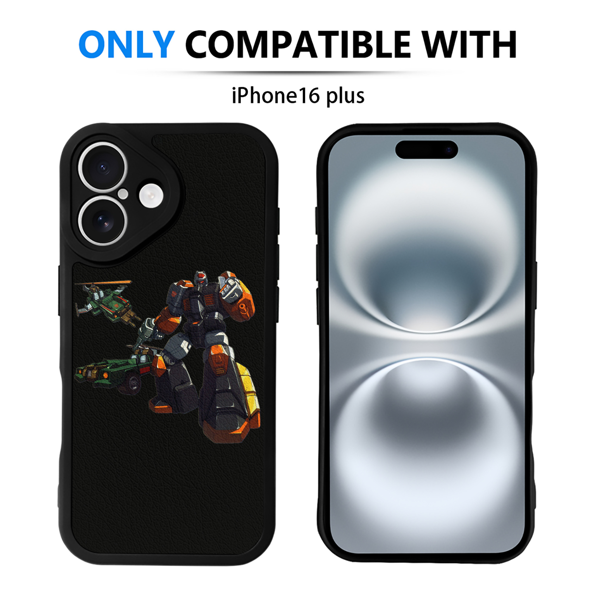 （画像用）  【iPhone 16シリーズ対応】シリコンスマホケース（レザー調） 材質：シリコン